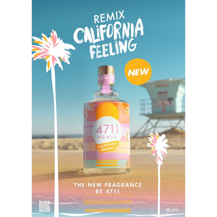 4711 REMIX CALIFORNIA FEELING •  N°4711 • 100 ml • Eau de Cologne unisexe  Scentia : Parfums et fragrances