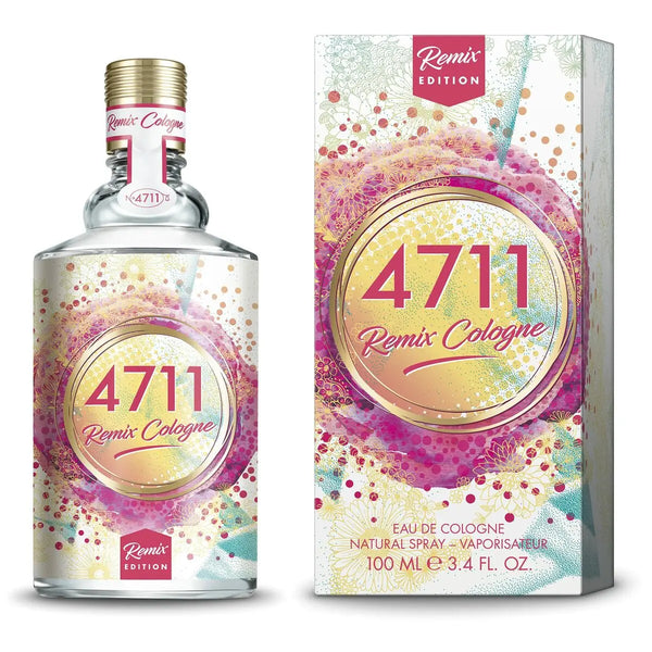 4711 Remix Cologne Festival Vibes Edition 2021 •  N°4711 • 100 ml • Eau de Cologne, vaporisateur/natural spray  Scentia : Parfums et fragrances
