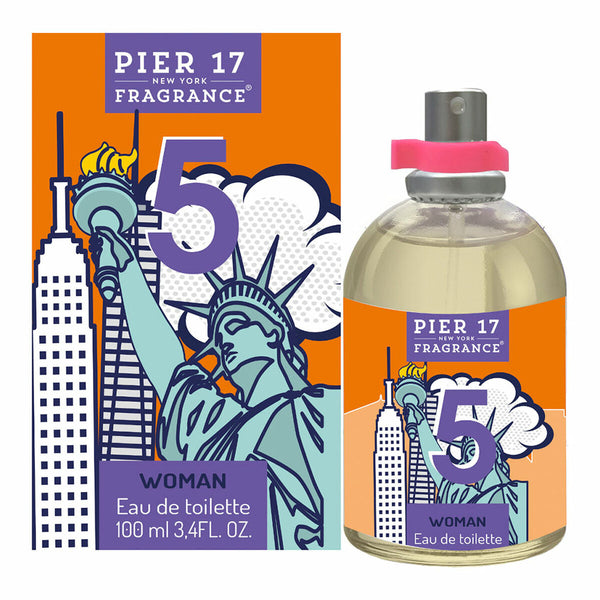 5 • PIER 17 FRAGRANCE New York • 100 ml • Eau de toilette pour femme, vaporisateur/spray  Scentia : Parfums et fragrances