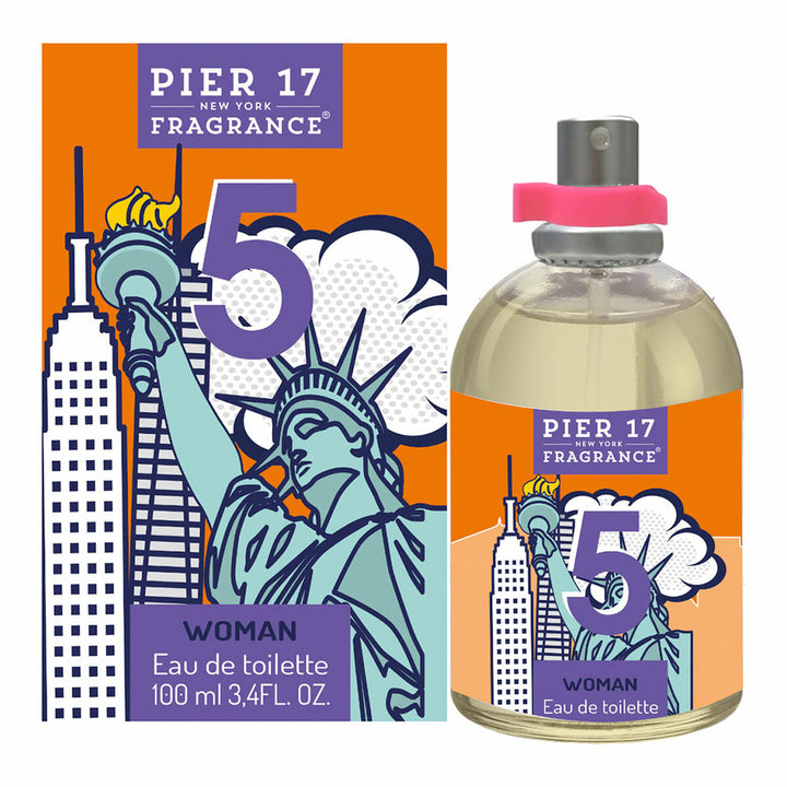 5 • PIER 17 FRAGRANCE New York • 100 ml • Eau de toilette pour femme, vaporisateur/spray  Scentia : Parfums et fragrances