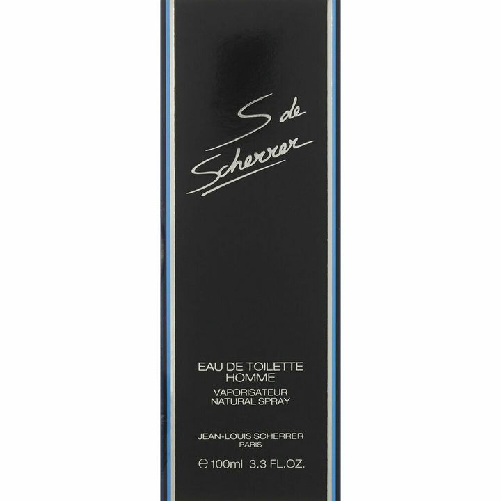 S de Scherrer • SCHERRER, Paris • 100 ml • Eau de toilette pour homme, vaporisateur/natural spray  Scentia : Parfums et fragrances