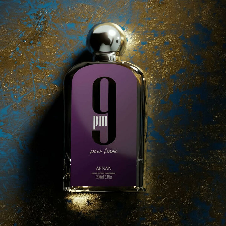 9 pm pour femme • AFNAN • 100 ml • Eau de parfum pour femme, vaporisateur/spray  Scentia : Parfums et fragrances