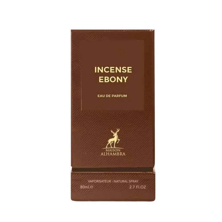 INCENSE EBONY • MAISON ALHAMBRA • 80 ml • Eau de parfum unisexe  Scentia : Parfums et fragrances