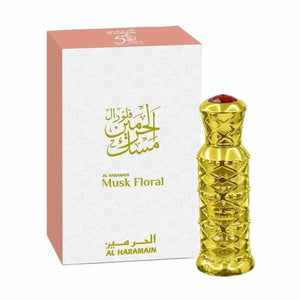Musk Floral • AL HARAMAIN • 12 ml • Huile parfumée unisexe  Scentia : Parfums et fragrances