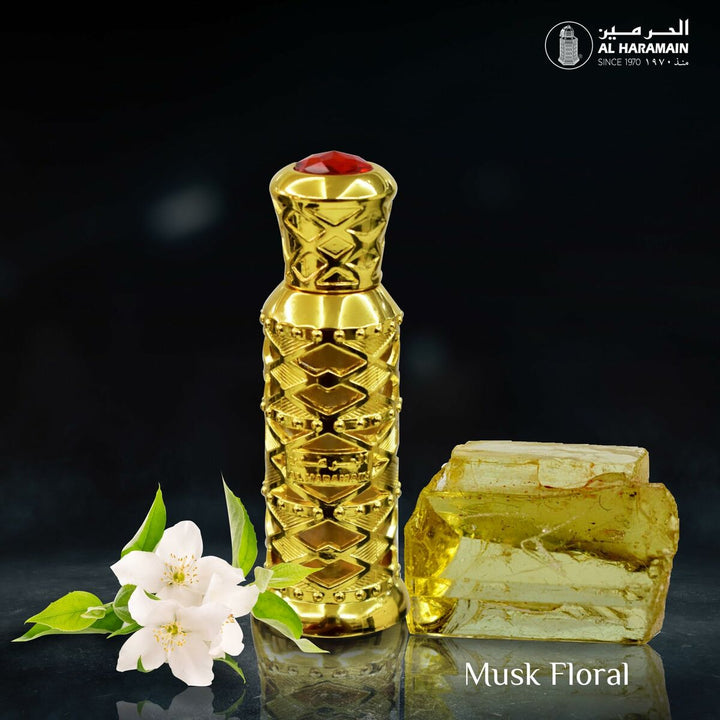 Musk Floral • AL HARAMAIN • 12 ml • Huile parfumée unisexe  Scentia : Parfums et fragrances