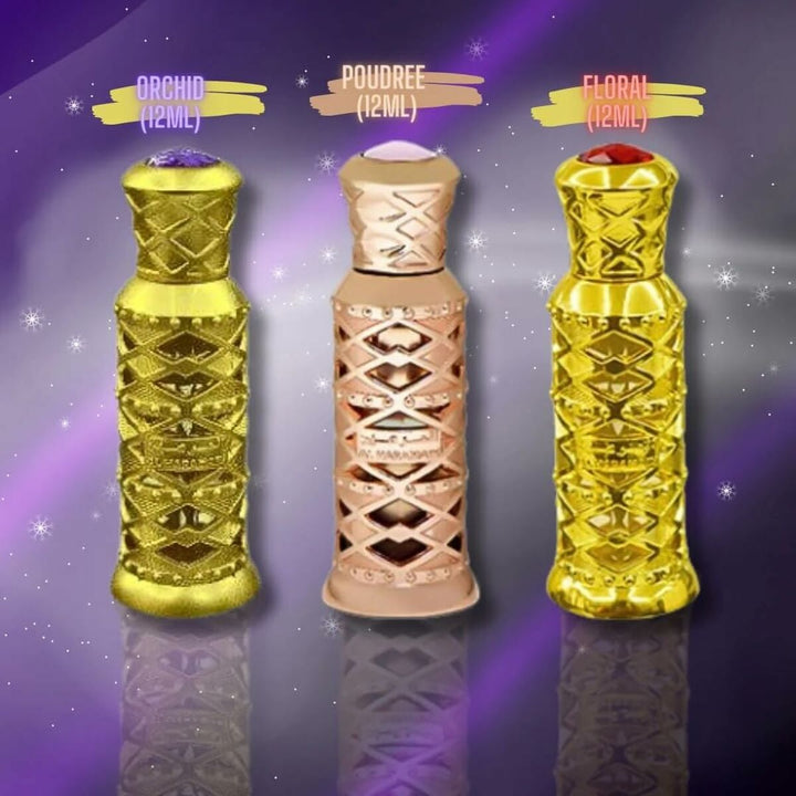 Musk Floral • AL HARAMAIN • 12 ml • Huile parfumée unisexe  Scentia : Parfums et fragrances