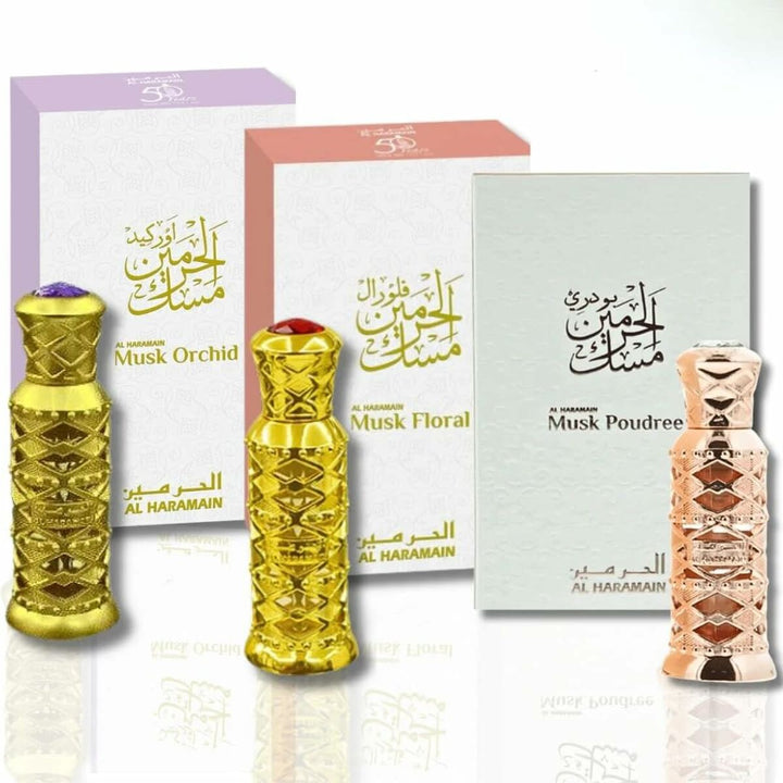 Musk Floral • AL HARAMAIN • 12 ml • Huile parfumée unisexe  Scentia : Parfums et fragrances