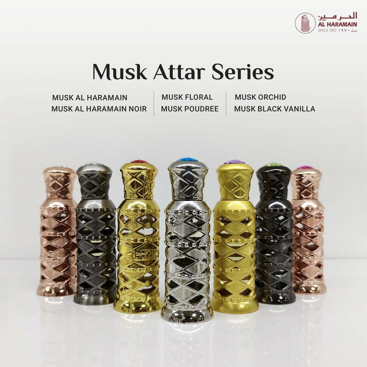 Musk Floral • AL HARAMAIN • 12 ml • Huile parfumée unisexe  Scentia : Parfums et fragrances