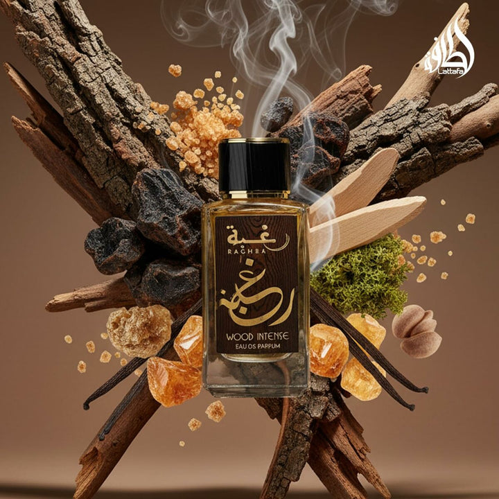 RAGHBA WOOD INTENSE • Lattafa • 100 ml • Eau de parfum unisexe  Scentia : Parfums et fragrances