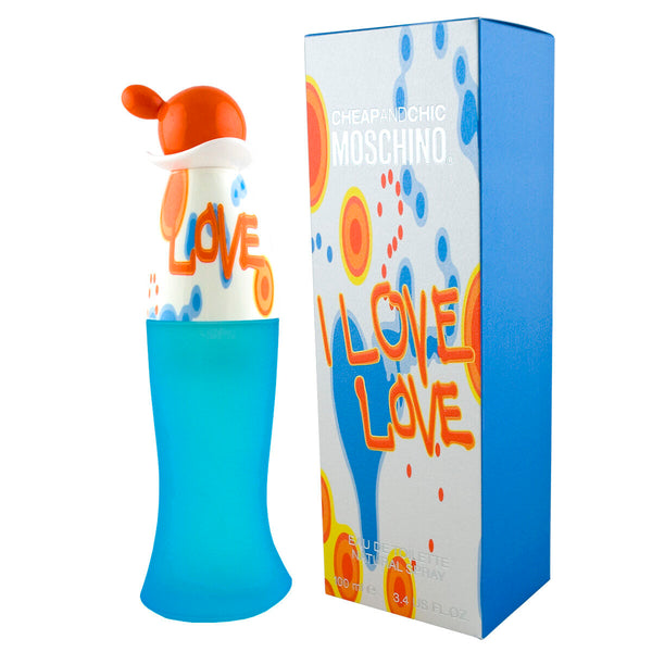 CHEAPandCHIC - I LOVE LOVE • MOSCHINO • 100 ml • Eau de toilette pour femme, vaporisateur/natural spray  Scentia : Parfums et fragrances