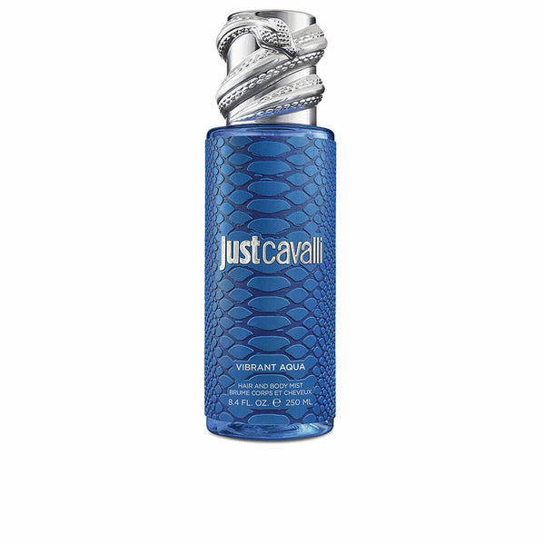 VIBRANT AQUA - Brume corps et cheveux • roberto cavalli • 250 ml • Brume corps et cheveux/Hair and body mist pour femme, vaporisateur/spray  Scentia : Parfums et fragrances