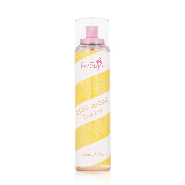 Pink Sugar CREAMY SUNSHINE Brume corporelle • AQUOLINA • 236 ml • Brume corporelle/Body Mist pour femme, vaporisateur/spray  Scentia : Parfums et fragrances