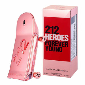 212 HEROES FOREVER YOUNG for her • CAROLINA HERRERA New York • 50 ml • Eau de parfum pour femme  Scentia : Parfums et fragrances
