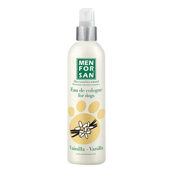 Eau de Cologne pour chiens - Senteur Vanille • Menforsan (MEN FOR SAN) • 125 ml • Eau de Cologne pour animaux domestiques  Scentia : Parfums et fragrances