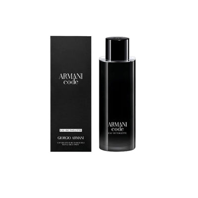 ARMANI code - EAU DE TOILETTE • GIORGIO ARMANI • 200 ml (rechargeable) • Eau de toilette pour homme, vaporisateur/natural spray rechargeable  Scentia : Parfums et fragrances