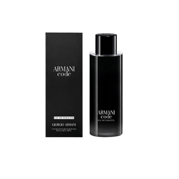 ARMANI code - EAU DE TOILETTE • GIORGIO ARMANI • 200 ml (rechargeable) • Eau de toilette pour homme, vaporisateur/natural spray rechargeable  Scentia : Parfums et fragrances