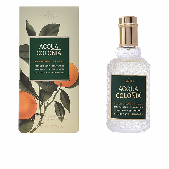 ACQUA COLONIA - BLOOD ORANGE & BASIL (stimulant) • N°4711 • Eau de Cologne, vaporisateur/natural spray  Scentia : Parfums et fragrances