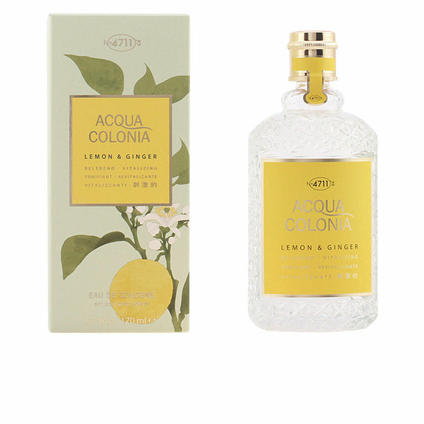 ACQUA COLONIA - LEMON & GINGER (tonifiant) • N°4711 • 170 ml • Eau de Cologne, vaporisateur/natural spray  Scentia : Parfums et fragrances