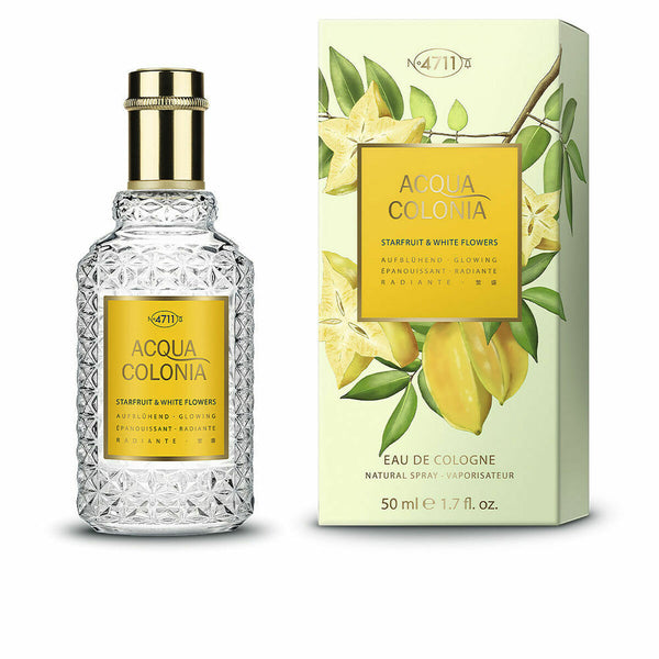 ACQUA COLONIA - STARFRUIT & WHITE FLOWERS (épanouissant) • N°4711 • 50 ml • Eau de Cologne, vaporisateur/natural spray  Scentia : Parfums et fragrances