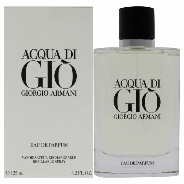 ACQUA DI GIO - EAU DE PARFUM • GIORGIO ARMANI • 125 ml (rechargeable) • Eau de parfum pour homme, vaporisateur/spray rechargeable  Scentia : Parfums et fragrances