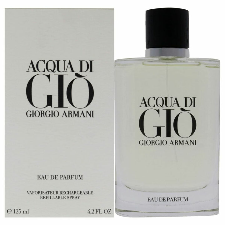 ACQUA DI GIO - EAU DE PARFUM • GIORGIO ARMANI • 125 ml (rechargeable) • Eau de parfum pour homme, vaporisateur/spray rechargeable  Scentia : Parfums et fragrances