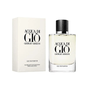 ACQUA DI GIO - EAU DE PARFUM • GIORGIO ARMANI • 75 ml (rechargeable) • Eau de parfum pour homme, vaporisateur/spray rechargeable  Scentia : Parfums et fragrances