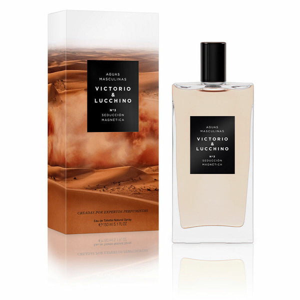 AGUAS MASCULINAS - N°3 SEDUCCION MAGNETICA • VICTORIO & LUCCHINO • 150 ml • Eau de toilette pour homme, vaporisateur/natural spray  Scentia : Parfums et fragrances