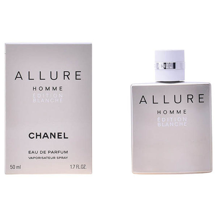 ALLURE HOMME - EDITION BLANCHE (EAU DE PARFUM) • CHANEL, Paris • Eau de parfum pour homme, vaporisateur/spray  Scentia : Parfums et fragrances