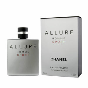 ALLURE HOMME SPORT - EAU DE TOILETTE • CHANEL, Paris • 150 ml • Eau de toilette pour homme, vaporisateur/spray  Scentia : Parfums et fragrances