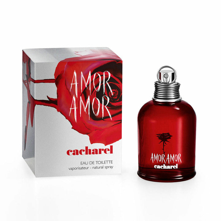 AMOR AMOR - EAU DE TOILETTE • CACHAREL • Eau de toilette pour femme, vaporisateur/natural spray  Scentia : Parfums et fragrances