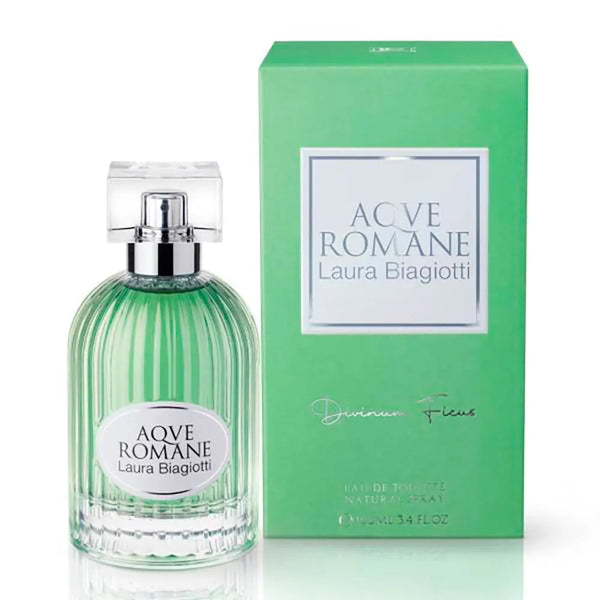 AQVE ROMANE - Divinum Ficus • Laura Biagiotti • 100 ml • Eau de toilette pour femme, vaporisateur/natural spray  Scentia : Parfums et fragrances