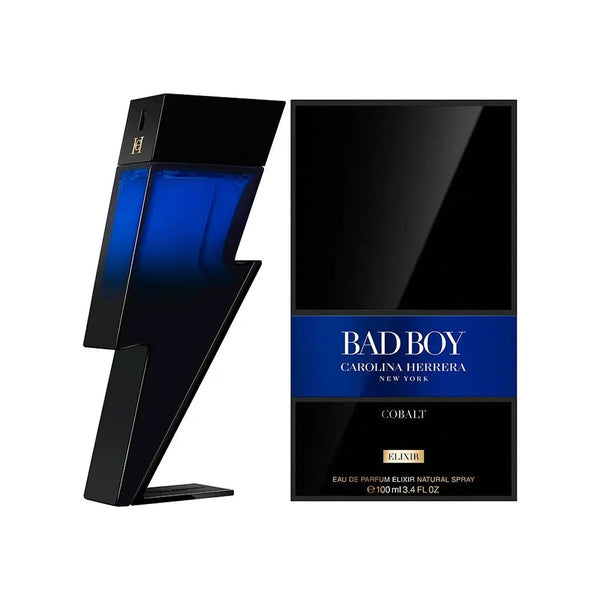 BAD BOY COBALT ELIXIR • CAROLINA HERRERA New York • 100 ml • Eau de parfum élixir pour homme  Scentia : Parfums et fragrances