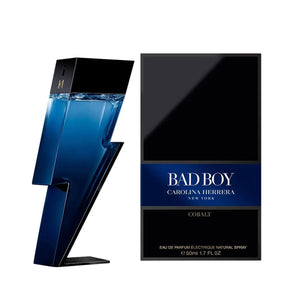 BAD BOY COBALT • CAROLINA HERRERA New York • 50 ml • Eau de parfum électrique pour homme  Scentia : Parfums et fragrances