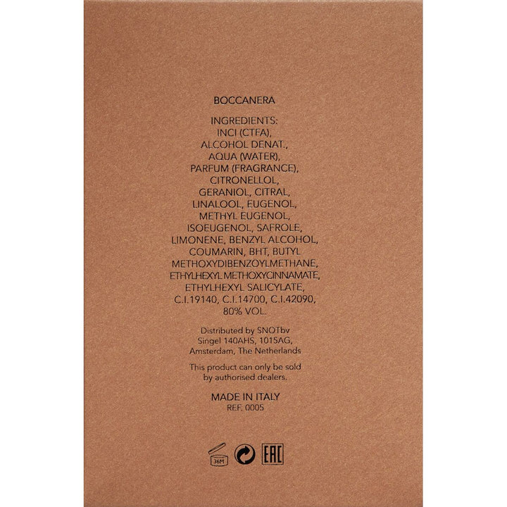 BOCCANERA • ORTO PARISI • 50 ml • Parfum unisexe, vaporisateur/spray  Scentia : Parfums et fragrances