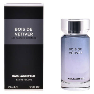 BOIS DE VÉTIVER - LES PARFUMS MATIÈRES • KARL LAGERFELD • Eau de toilette pour homme, vaporisateur/spray  Scentia : Parfums et fragrances