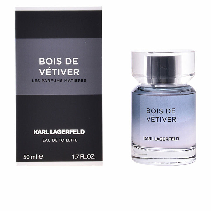 BOIS DE VÉTIVER - LES PARFUMS MATIÈRES • KARL LAGERFELD • Eau de toilette pour homme, vaporisateur/spray  Scentia : Parfums et fragrances