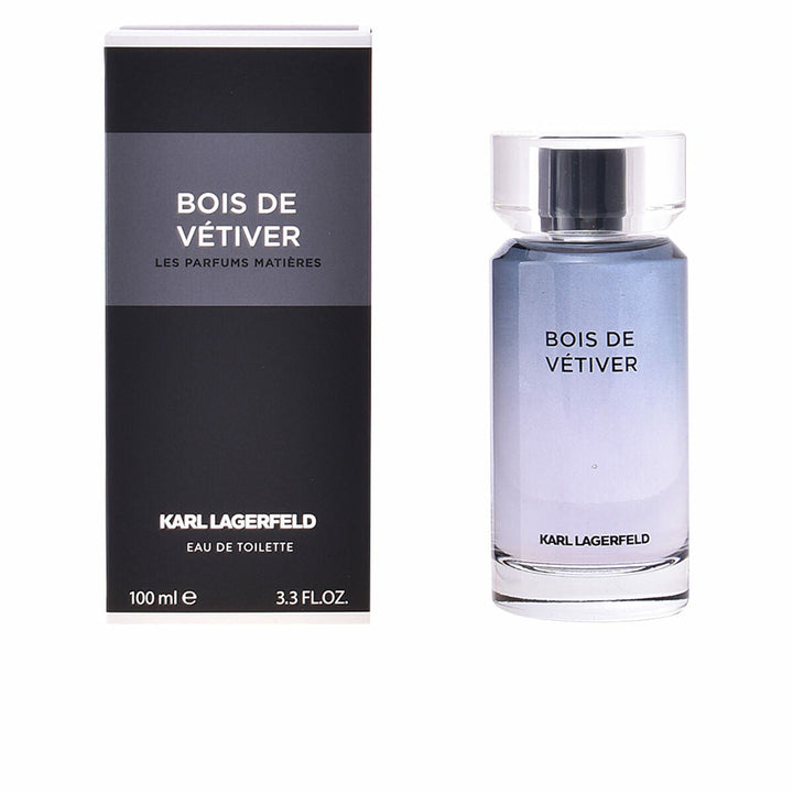 BOIS DE VÉTIVER - LES PARFUMS MATIÈRES • KARL LAGERFELD • Eau de toilette pour homme, vaporisateur/spray  Scentia : Parfums et fragrances
