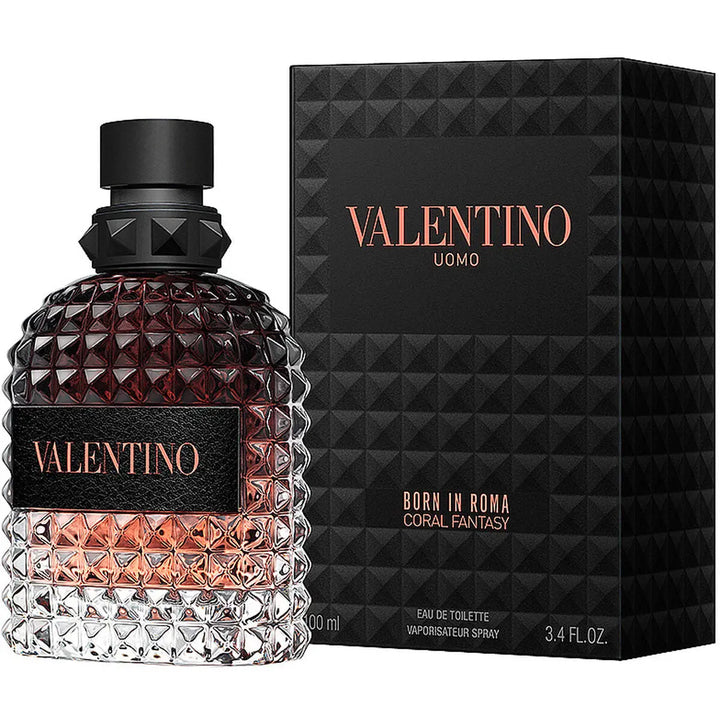 BORN IN ROMA - CORAL FANTASY • VALENTINO Uomo • Eau de toilette pour homme, vaporisateur spray, 100 ml  Scentia : Parfums et fragrances