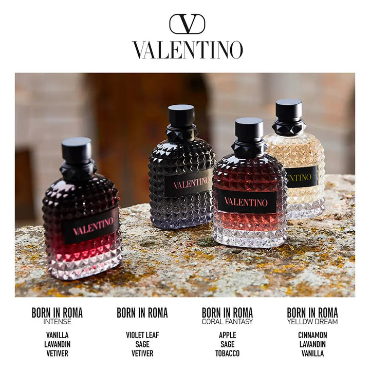 BORN IN ROMA INTENSE • VALENTINO Uomo • 100 ml • Eau de parfum intense pour homme, vaporisateur/natural spray 