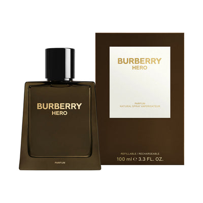 BURBERRY HERO PARFUM pour homme • BURBERRY • 100 ml (rechargeable)  Scentia : Parfums et fragrances