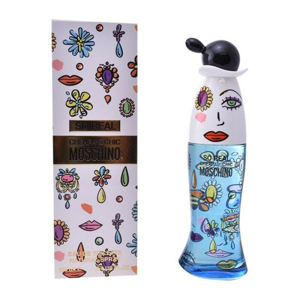 CHEAPandCHIC - SO REAL • MOSCHINO • Eau de toilette pour femme, vaporisateur/natural spray  Scentia : Parfums et fragrances