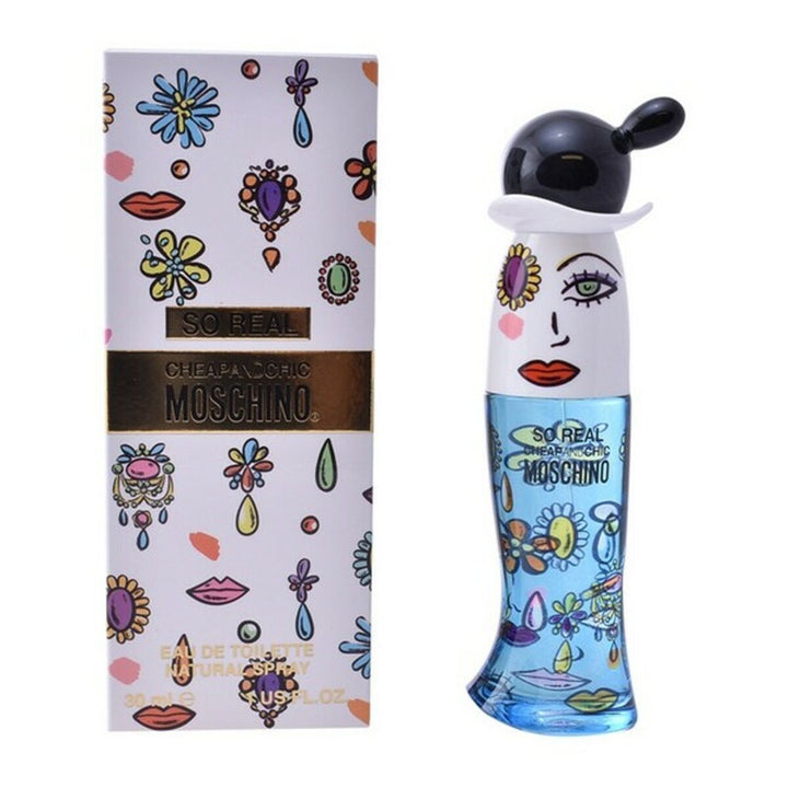 CHEAPandCHIC - SO REAL • MOSCHINO • Eau de toilette pour femme, vaporisateur/natural spray  Scentia : Parfums et fragrances