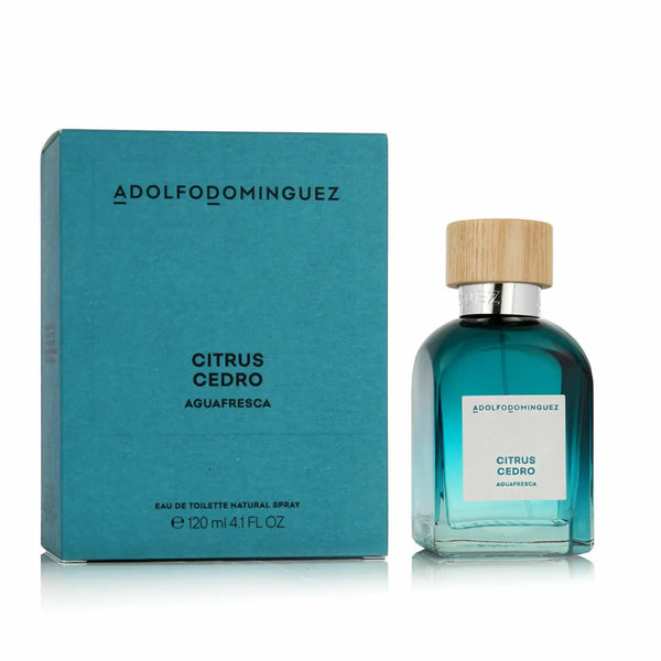 CITRUS CEDRO - Coll. AGUA FRESCA • ADOLFO DOMINGUEZ • 120 ml • Eau de toilette pour homme, vaporisateur/natural spray  Scentia : Parfums et fragrances