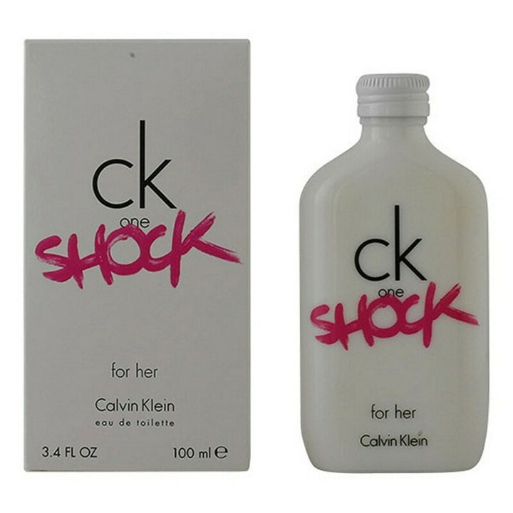 CK one SHOCK for her • Calvin Klein • Eau de toilette pour femme  Scentia : Parfums et fragrances