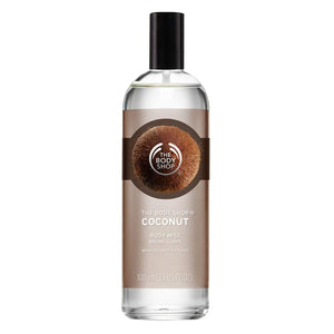 COCO - Brume corps/Body mist • THE BODY SHOP • 100 ml • Brume corporelle/Body Mist, VEGAN, vaporisateur/spray  Scentia : Parfums et fragrances