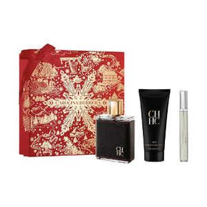Coffret CH MEN : Eau de toilette pour homme/Baume après rasage • CAROLINA HERRERA New York • 100 ml+10 ml/100 ml  Scentia : Parfums et fragrances