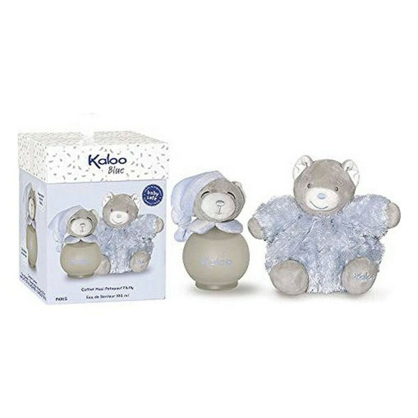 Coffret Kaloo BLUE jeunes enfants avec Eau de senteur + ours en peluche • Kaloo, Paris • 100 ml • Eau de senteur sans alcool pour jeunes enfants  Scentia : Parfums et fragrances