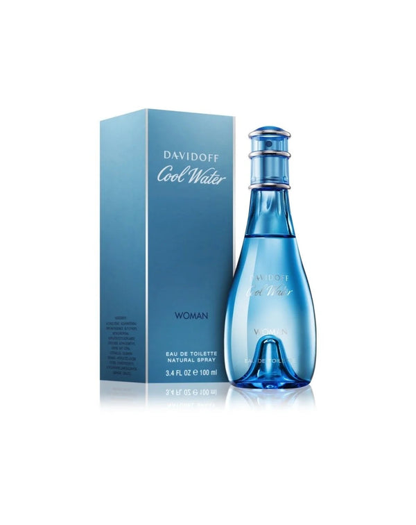 Cool Water WOMAN - EAU DE TOILETTE • DAVIDOFF • 100 ml • Eau de toilette pour femme, vaporisateur/natural spray 
