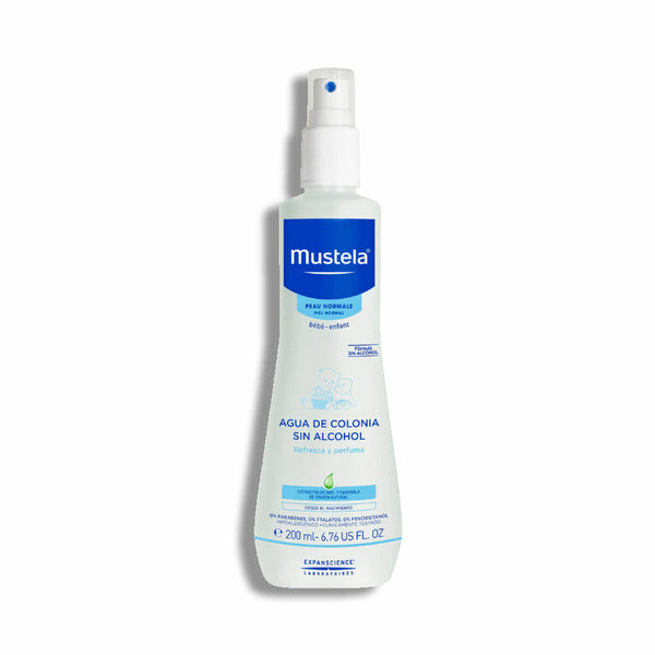 EAU DE COLOGNE SANS ALCOOL, PEAU NORMALE (pour enfants) • Mustela • 200 ml • Eau de Cologne pour enfants, vaporisateur/spray  Scentia : Parfums et fragrances