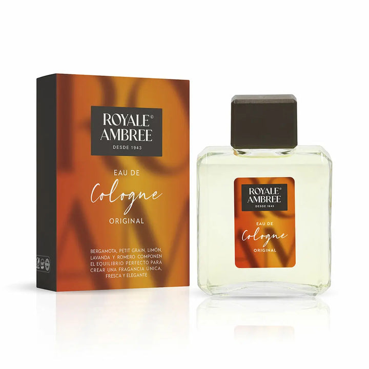EAU DE Cologne ORIGINAL • ROYALE AMBREE • 200 ml • Eau de Cologne unisexe, vaporisateur/spray  Scentia : Parfums et fragrances